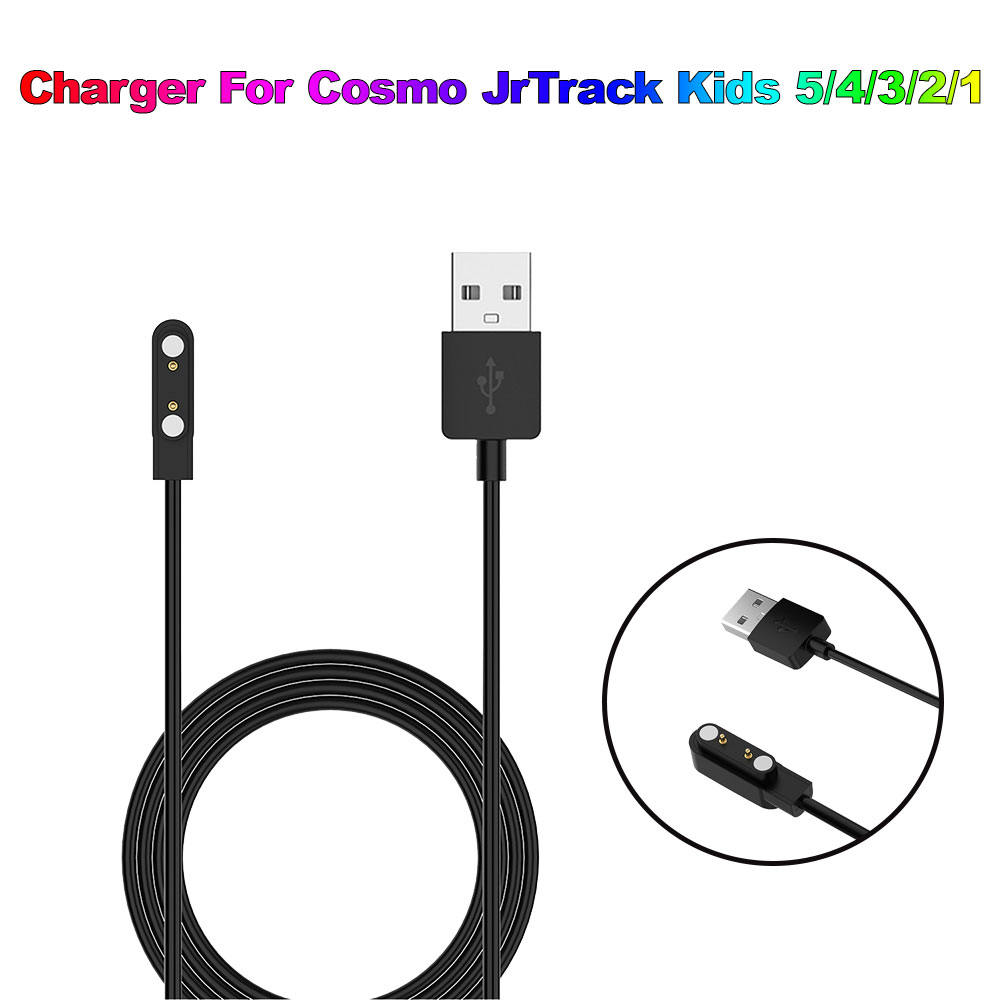 Android Smartwatch Accessories - สายชาร์จ 60 ซม. อะแดปเตอร์ชาร์จสำหรับนาฬิกาอัจฉริยะ Cosmo JrTrack