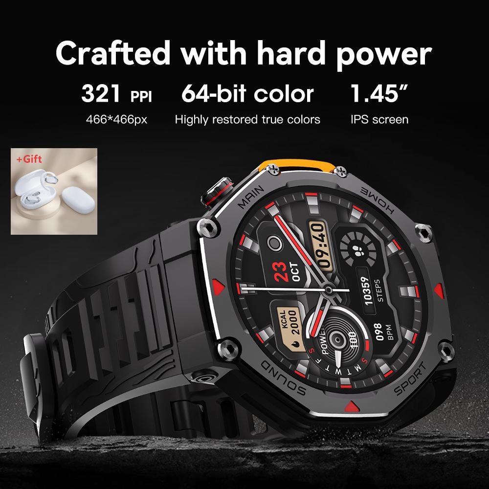 Smartwatch M Active - YBM-REX4 2025 นาฬิกาอัจฉริยะกันน้ำ 5ATM รุ่นขายดี พร้อมระบบระบุตำแหน่งกลางแจ้ง