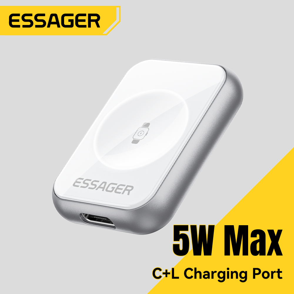 Smartwatch Ac - Essager ที่ชาร์จไร้สายแม่เหล็ก 5W สำหรับ Apple Watch