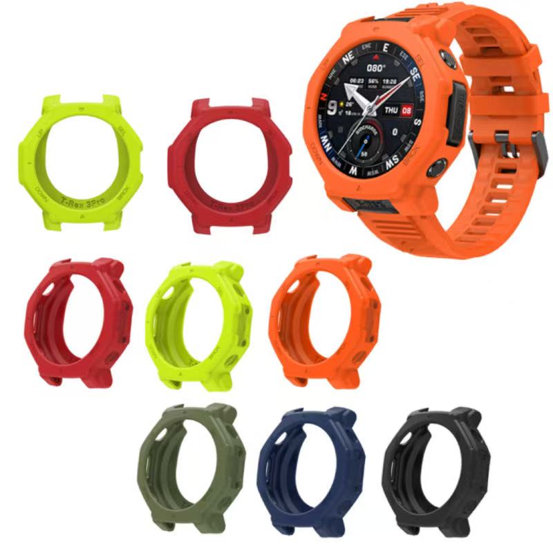 Android Smartwatch Accessories - เคส TPU แบบนิ่มสำหรับนาฬิกาอัจฉริยะ Huami Amazfit T-rex