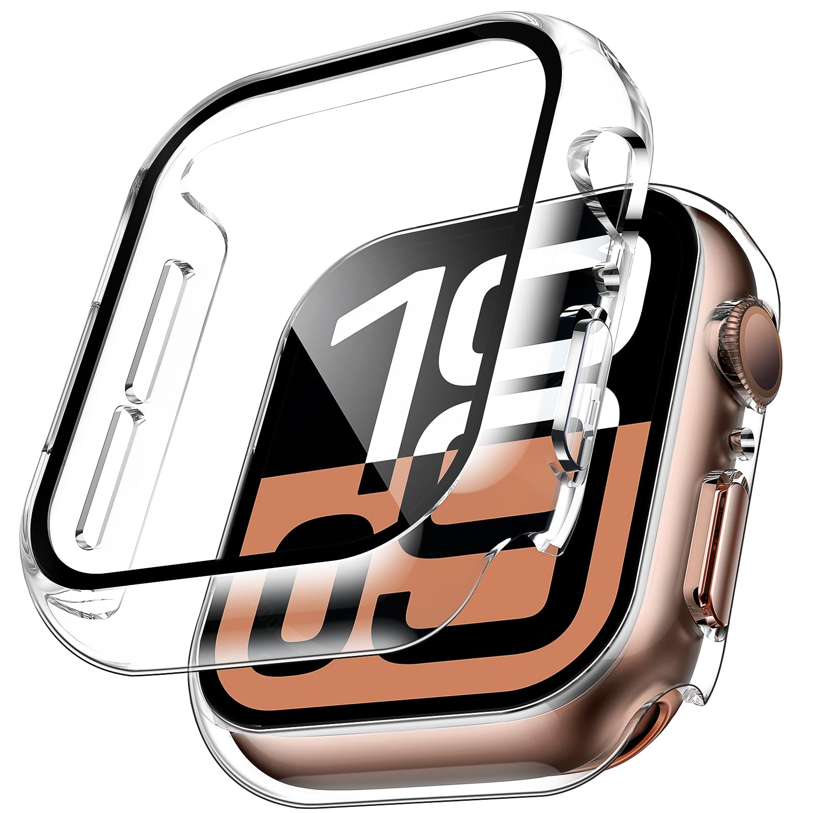 Apple Smartwatch Accessories - 2 ชิ้นกระจกนิรภัยสำหรับแอปเปิ้ลวอทช์ซีรีส์ 11 10 9 8