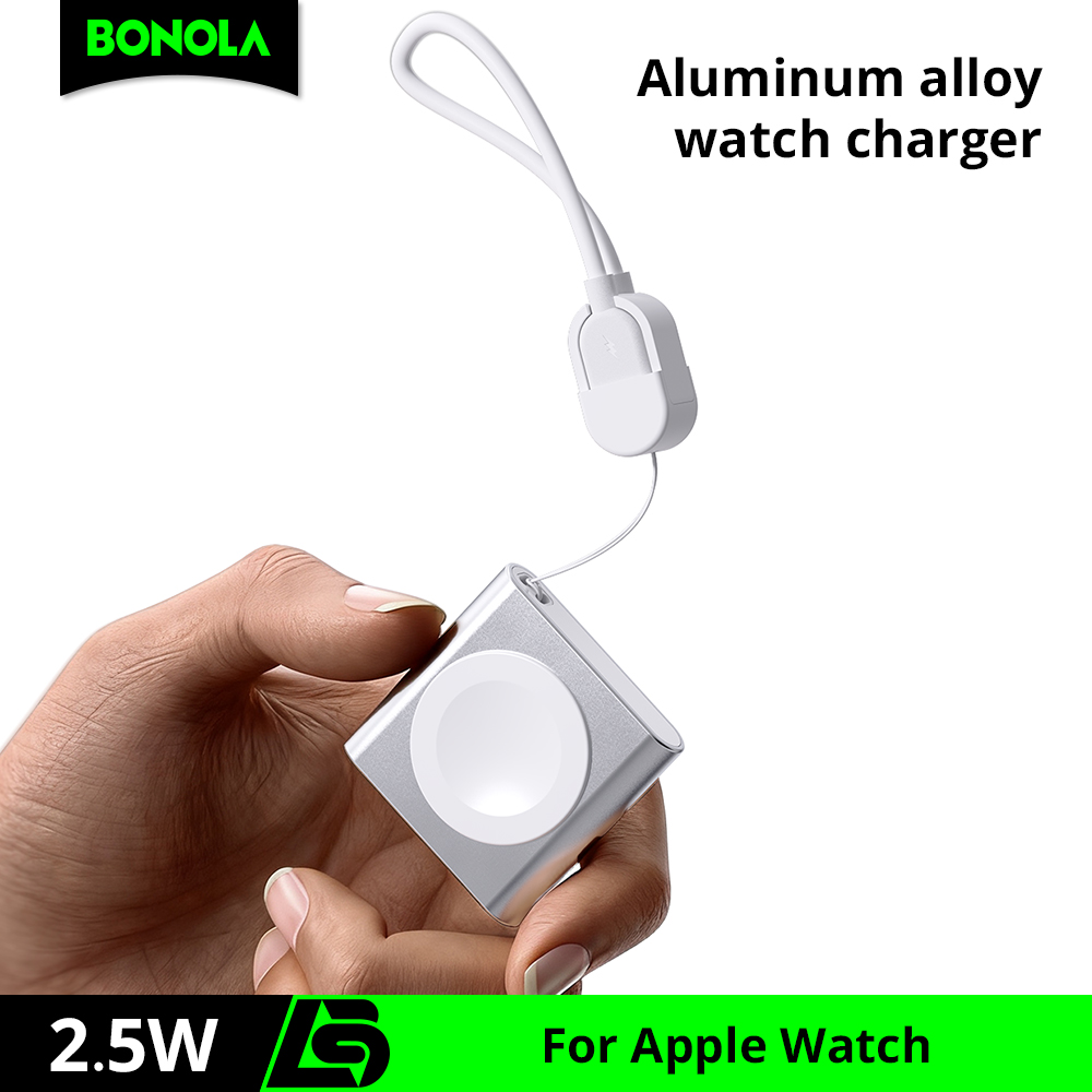 Smartwatch Ac - โบโนลาสำหรับแอปเปิ้ลวอทช์ชาร์จแม่เหล็กแบบพกพา USB C สายเคเบิลแท่นชาร์จนาฬิกาแบบเร็วใช้งานร่วมกับแอปเปิ้ลวอทช์ 11/10/9/8/7/6/5
