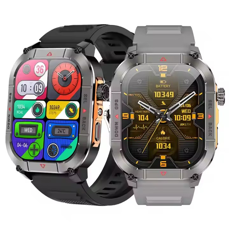 Smartwatch Touch - นาฬิกาอัจฉริยะสำหรับผู้ชายรุ่นใหม่ HK84 หน้าจอ AMOLED ระบบ GPS