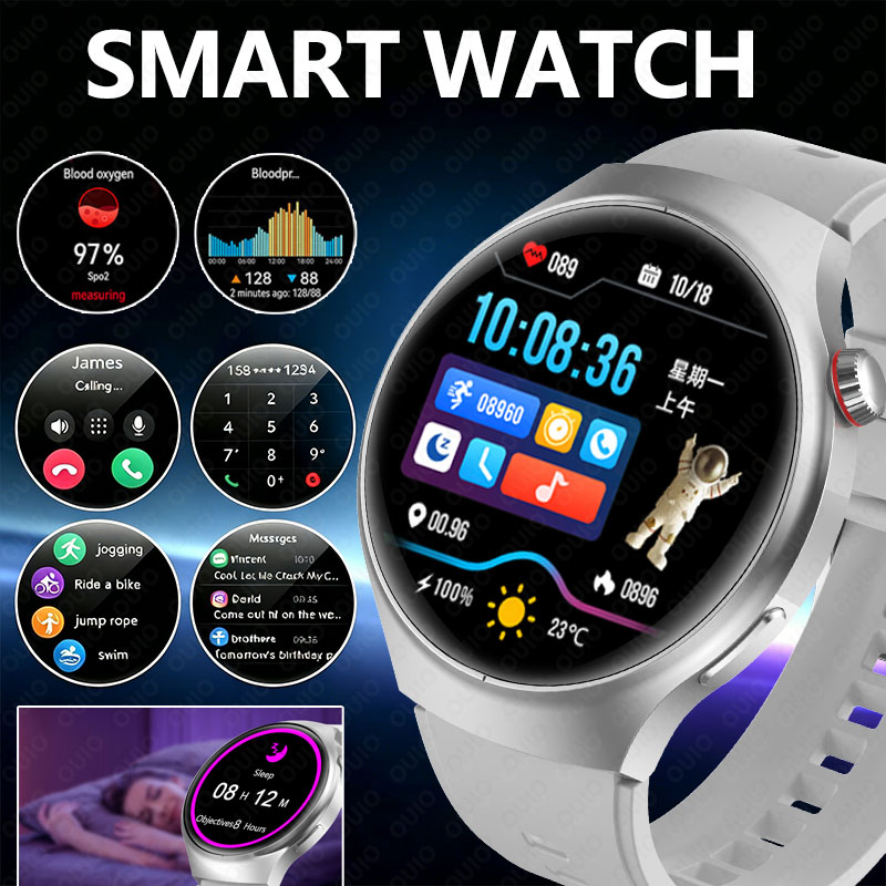 Smartwatch M Active - 2026 สมาร์ทวอทช์ โหมดมัลติสปอร์ต การนอนหลับ การโทรผ่านบลูทูธ หน้าจอ