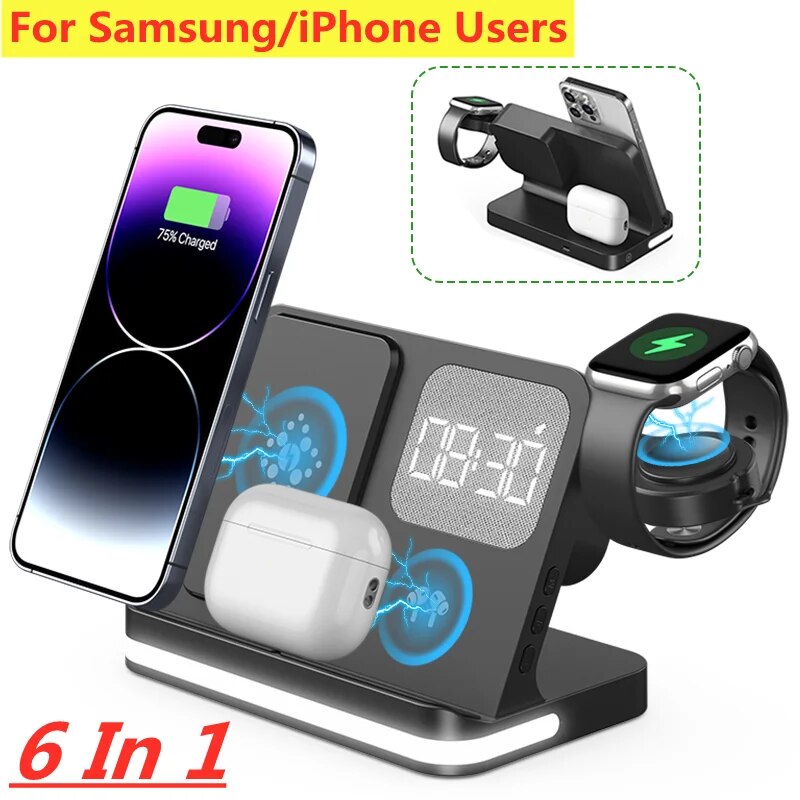 Watch Charger Cable - Wireless ChargerสําหรับiPhone 15 14 Samsung S23