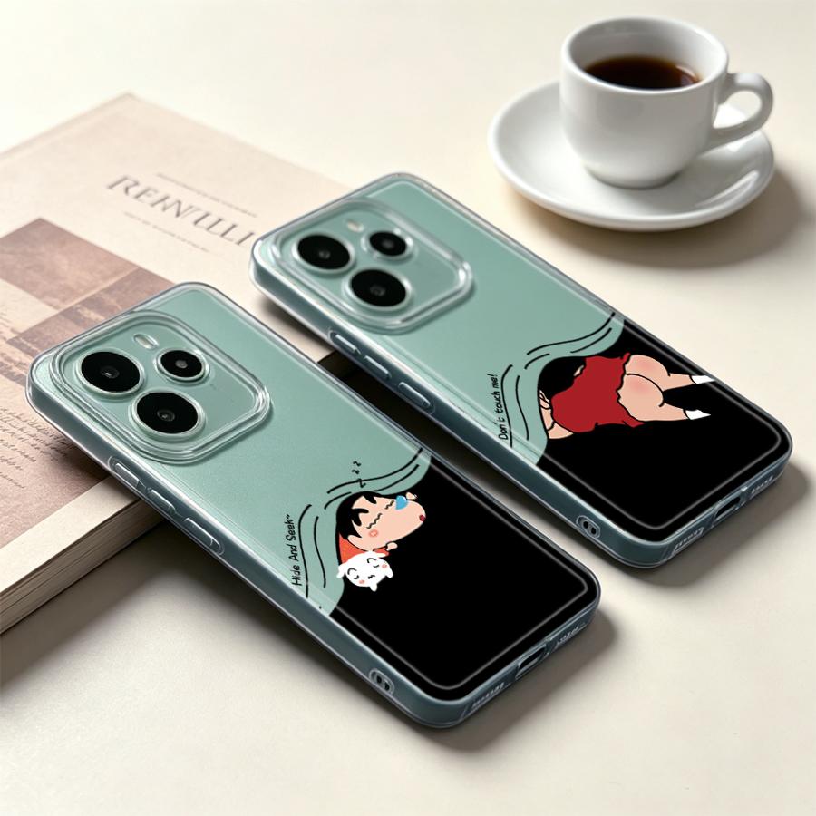 Xiaomi Redmi Note 13 - การ์ตูนชิน-ชานส์เคสโทรศัพท์แบบนุ่มสำหรับเสี่ยวมี่ เรดมี่ โน้ต 15 10S A4