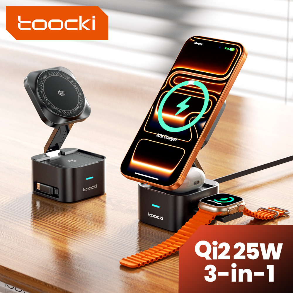 Smartwatch Ac - ท็อคกี้ คิวไอ 2.2 25W เครื่องชาร์จไร้สายสำหรับไอโฟน 17