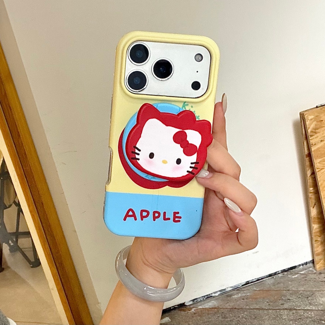 Magnetic Charging Stand - เคสโทรศัพท์แม่เหล็ก Sanrio Hello Kitty สำหรับ Apple