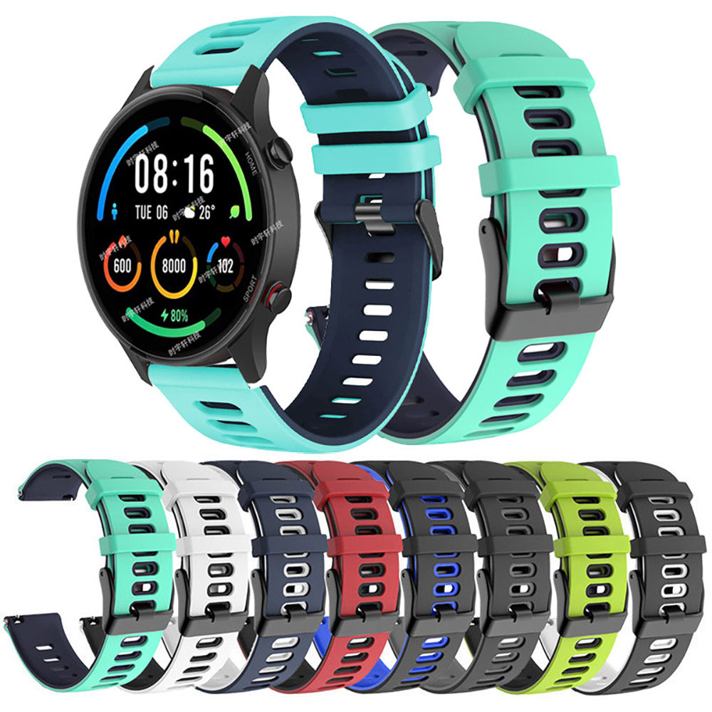 Xiaomi Smartwatch S3 Accessories - 22 มม.Two-Tone กีฬาสําหรับ Xiao mi นาฬิกาสี
