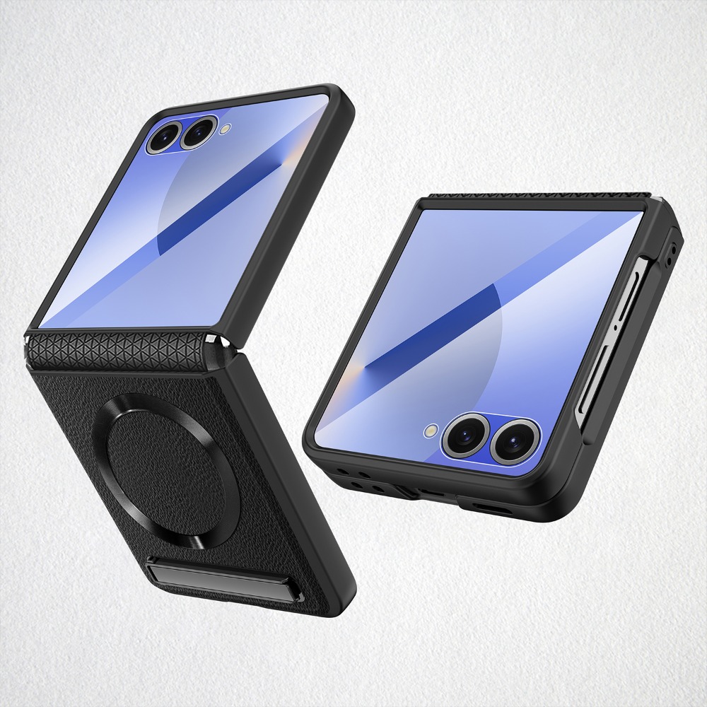 Magnetic Charging Stand - เคสโทรศัพท์พร้อมแท่นชาร์จไร้สายแม่เหล็กสำหรับ Samsung Galaxy Z Flip7 FE