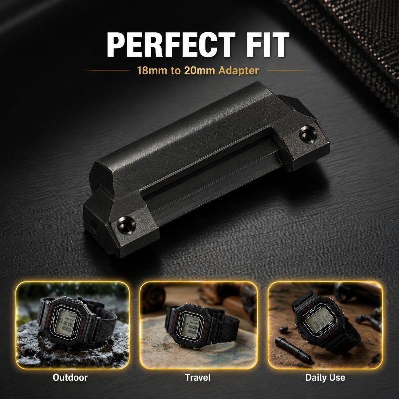 Watch Band Connector - อะแดปเตอร์หัวยกสูง 18 มม. ถึง 20 มม.