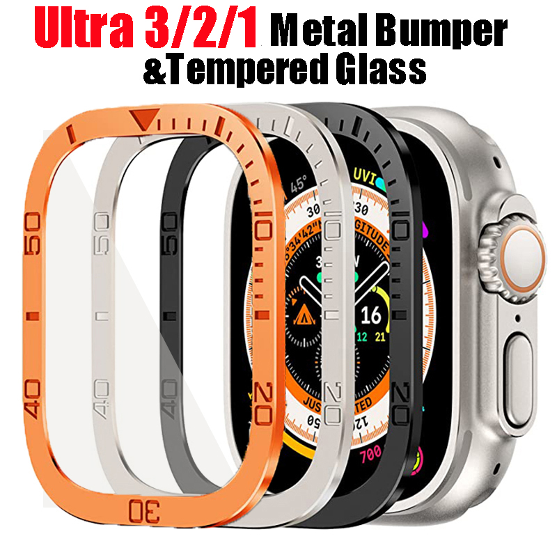 Smartwatch Case - ฟิล์มกันรอยหน้าจอสำหรับ Apple Watch Ultra 49 มม.