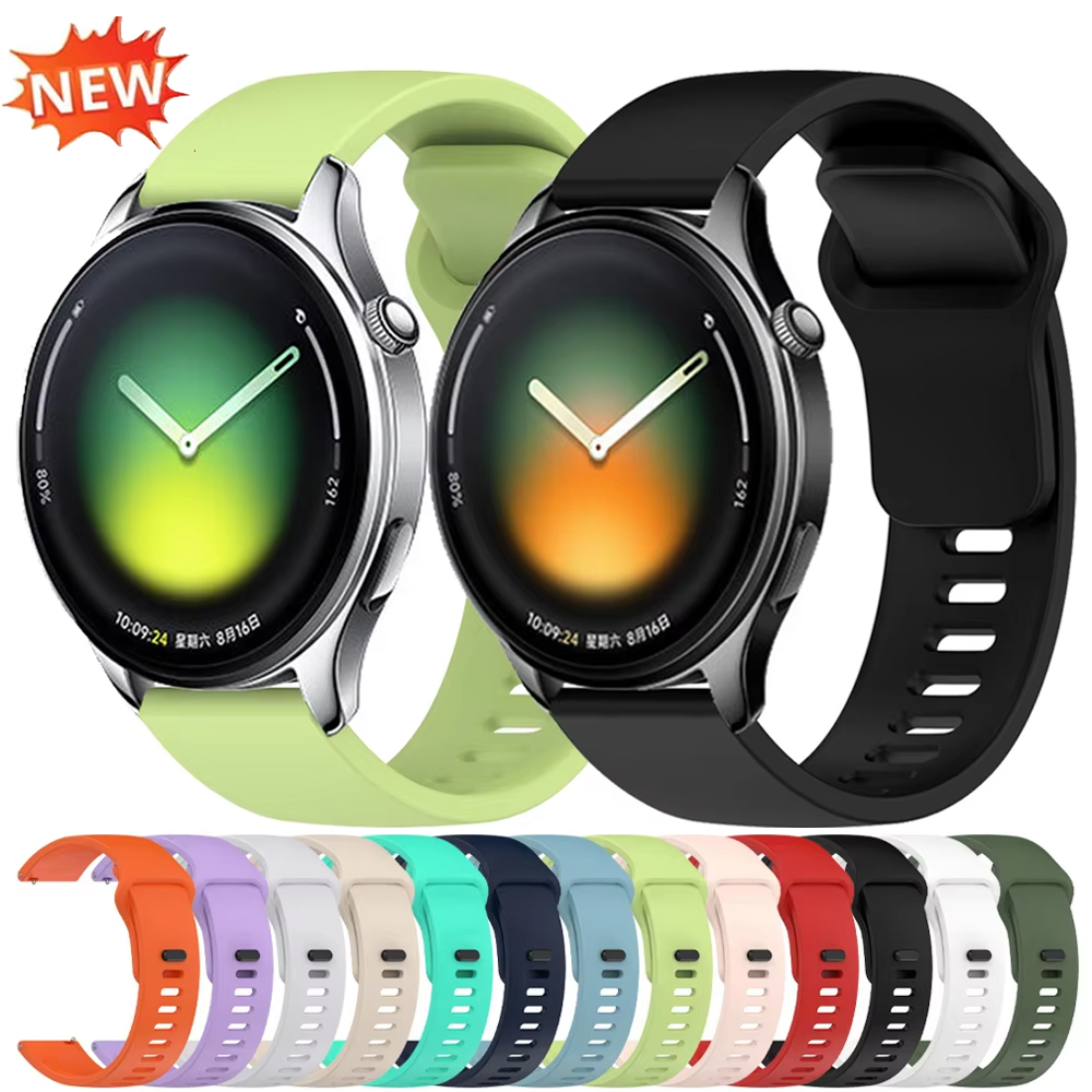 Xiaomi Smartwatch S3 Accessories - สายรัดข้อมือซิลิโคนขนาด 22 มม. สำหรับ Xiaomi Watch