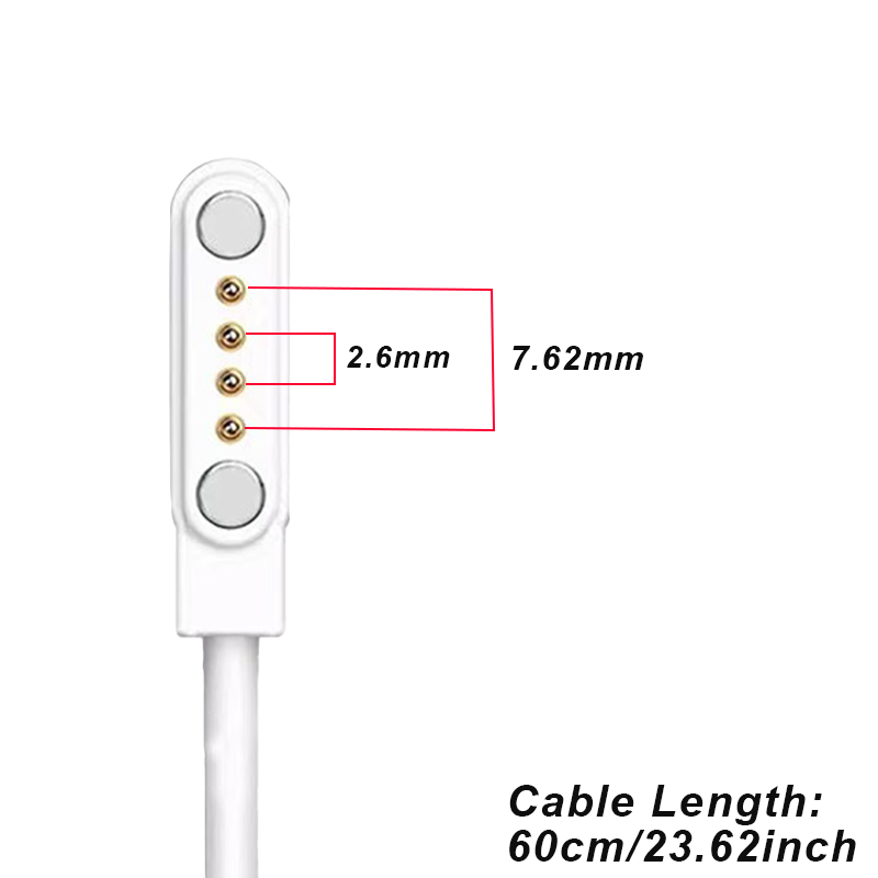 USB 4 พินเปลี่ยนสายชาร์จนาฬิกา - Smartwatch X18 บทวิจารณ์และราคา
