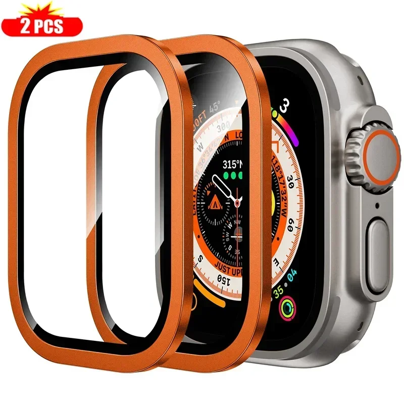 กรอบโลหะไทเทเนียม 2 ชิ้นสําหรั - Apple Smartwatch Accessories บทวิจารณ์และราคา