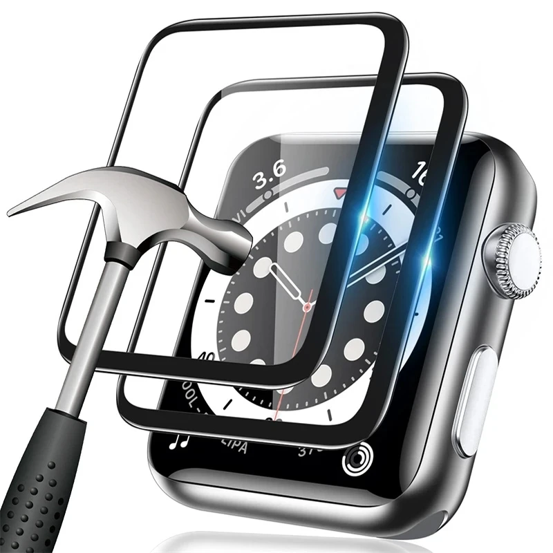 ฟิล์มป้องกันสําหรับ Apple Watc - Smartwatch Case บทวิจารณ์และราคา