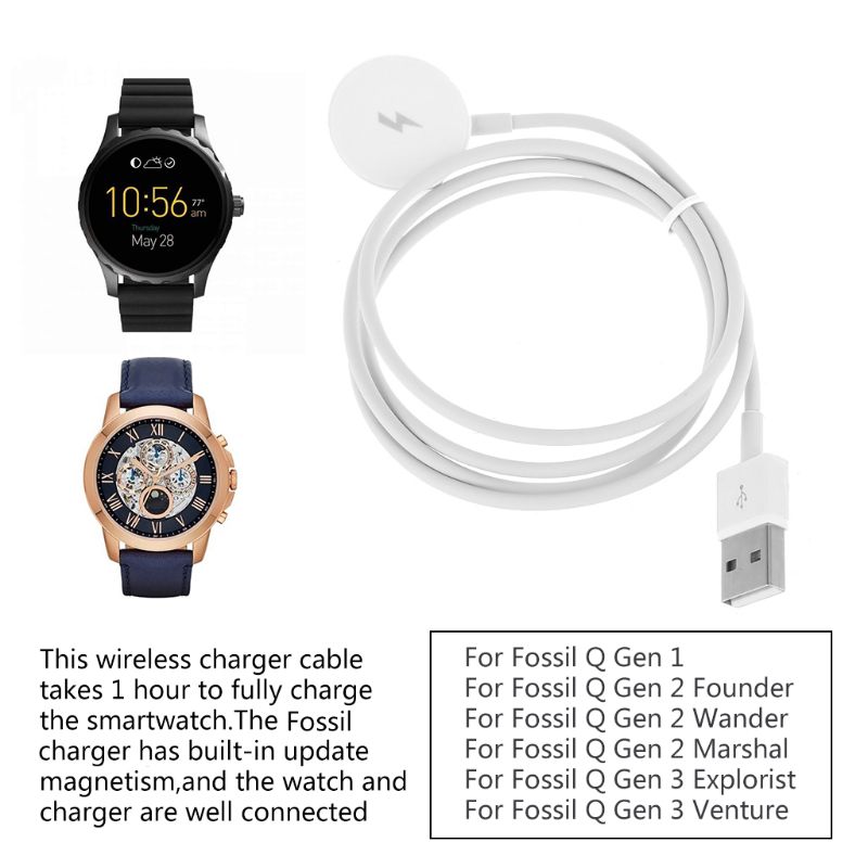 แท่นชาร์จ Fossil Gen 2 Gen 3 ส - Fossil Smartwatch Accessories บทวิจารณ์และราคา