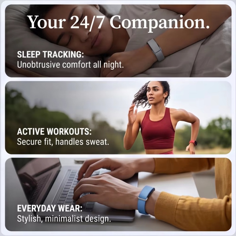 สายนาฬิกาสีทึบแบบนุ่มสำหรับกูเ - Silicone Band Replacement บทวิจารณ์และราคา