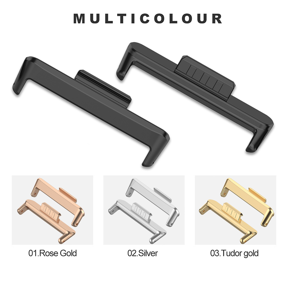 1 คู่ 12/14/18/20/22 มม.ตัวเชื - Watch Band Connector บทวิจารณ์และราคา