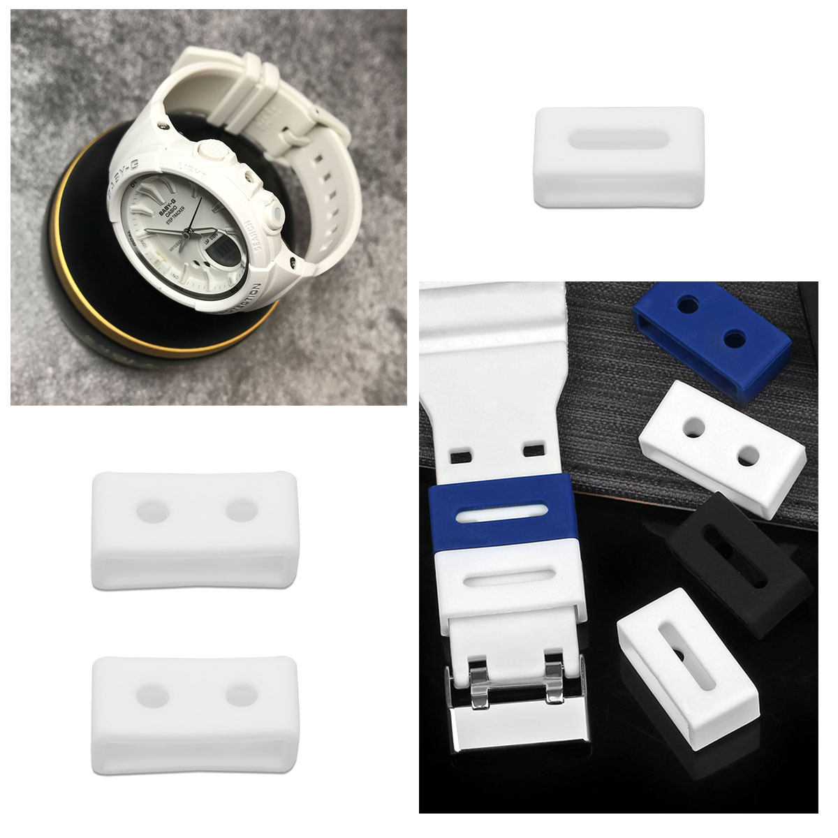 ห่วงซิลิโคนสำหรับสายนาฬิกา 3 ช - Silicone Band Replacement บทวิจารณ์และราคา