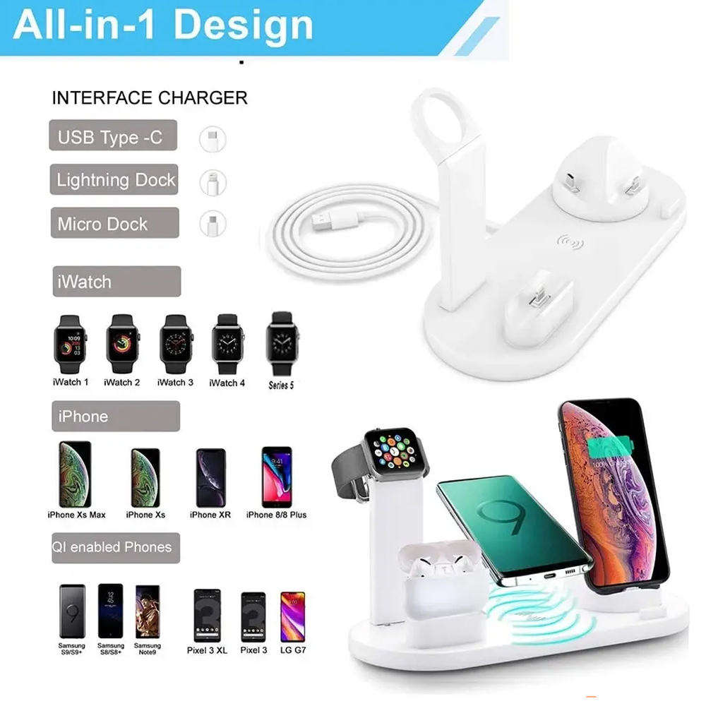 แท่นชาร์จไร้สาย 30W 7 in 1 สำห - Smartwatch Ac บทวิจารณ์และราคา