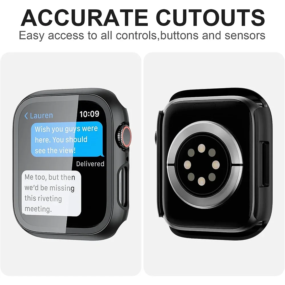 กระจกนิรภัยป้องกันหน้าจอสําหรั - Smartwatch Case บทวิจารณ์และราคา