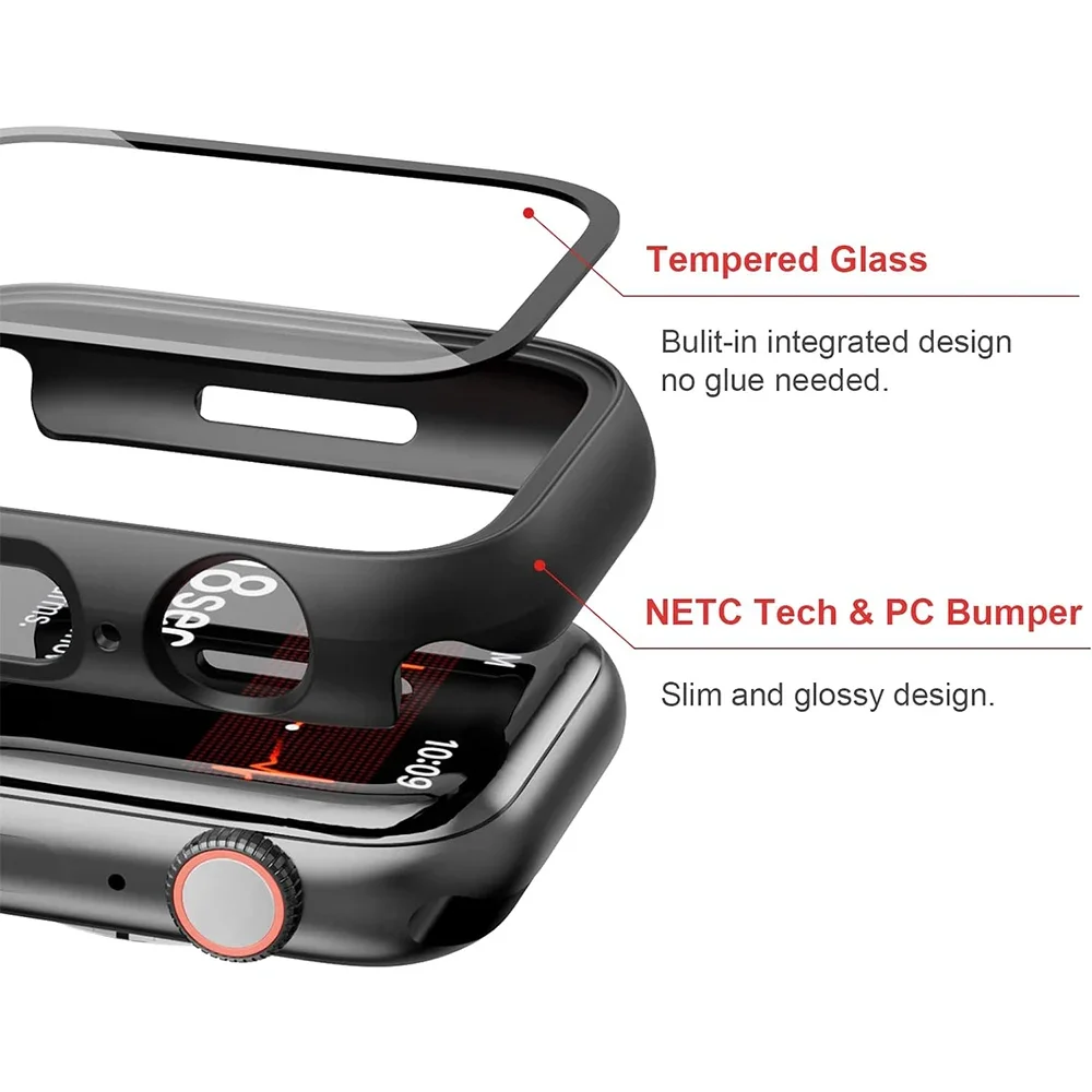 กระจกนิรภัยป้องกันหน้าจอสําหรั - Smartwatch Case บทวิจารณ์และราคา
