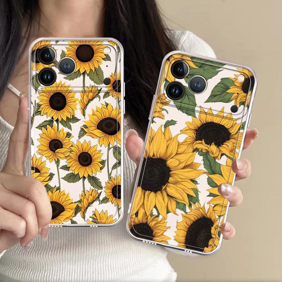 เคสลายดอกทานตะวันน่ารักสำหรับ  - Apple Iphone 15 บทวิจารณ์และราคา