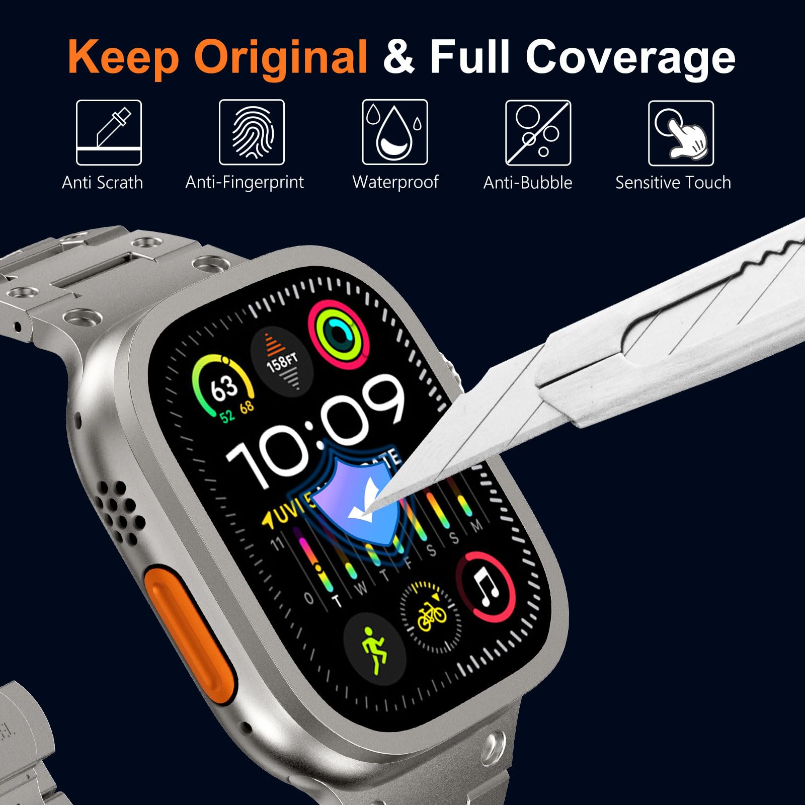 กระจกนิรภัยสําหรับ Apple Watch - Apple Smartwatch Accessories บทวิจารณ์และราคา