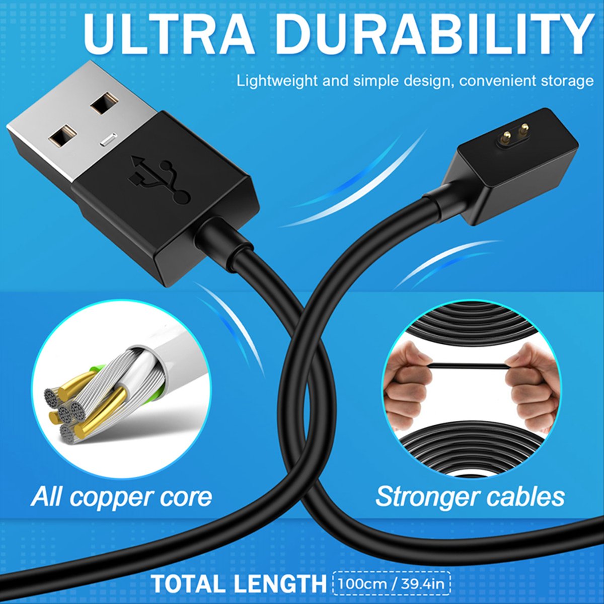 สายชาร์จเร็วสำหรับนาฬิกาสมาร์ท - Watch Charger Cable บทวิจารณ์และราคา