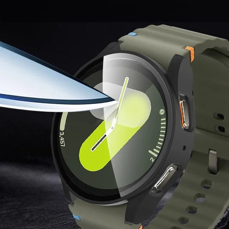 กระจกนิรภัย + กรณีสําหรับ Sams - Samsung Smartwatch Accessories บทวิจารณ์และราคา