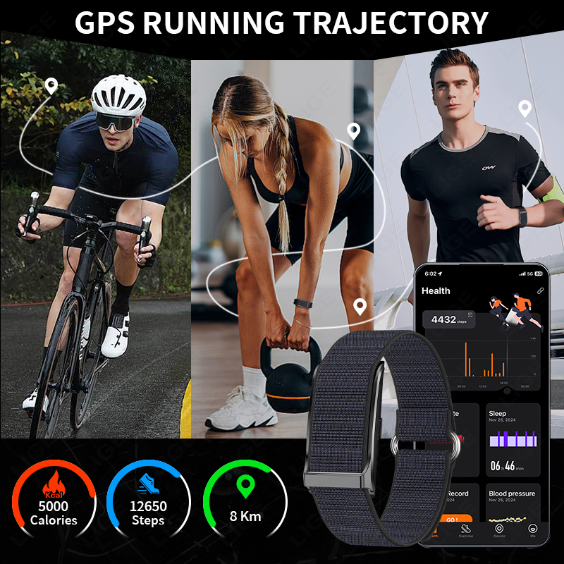 LIGE สมาร์ทวอท์ช Heart Rate เค - Android Smartwatch Accessories บทวิจารณ์และราคา