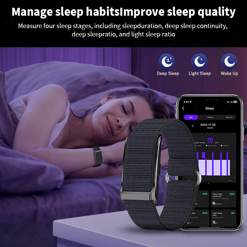LIGE สมาร์ทวอท์ช Heart Rate เค - Android Smartwatch Accessories บทวิจารณ์และราคา