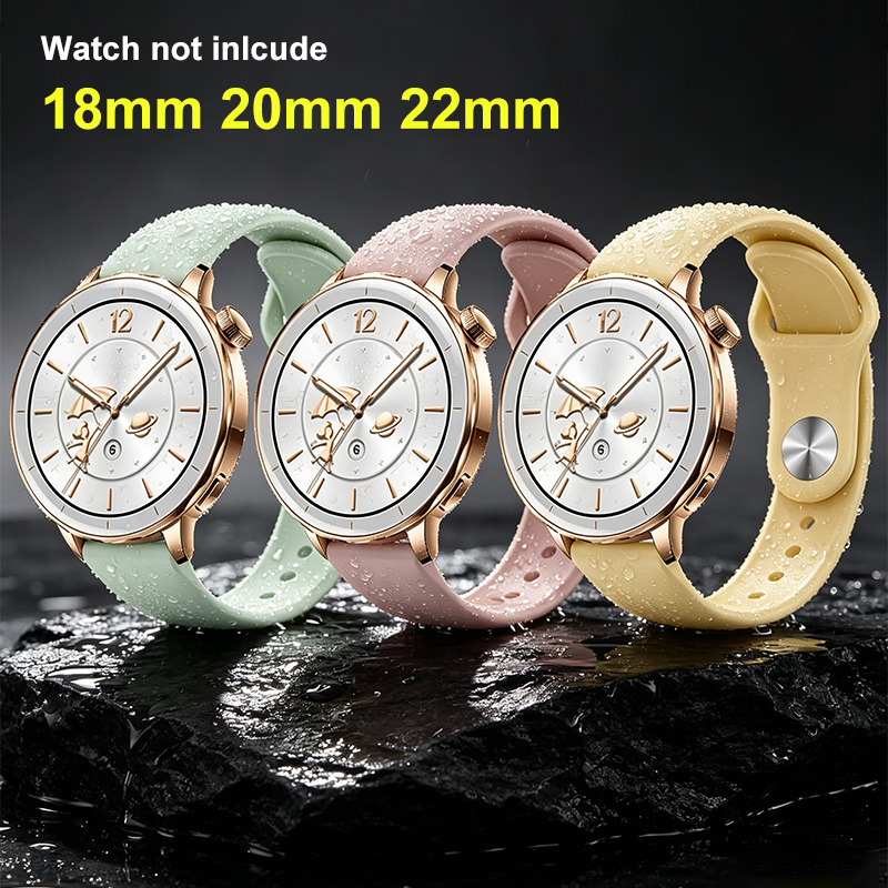 สายซิลิโคนสำหรับผู้หญิงขนาด 18 - Fossil Smartwatch Accessories บทวิจารณ์และราคา