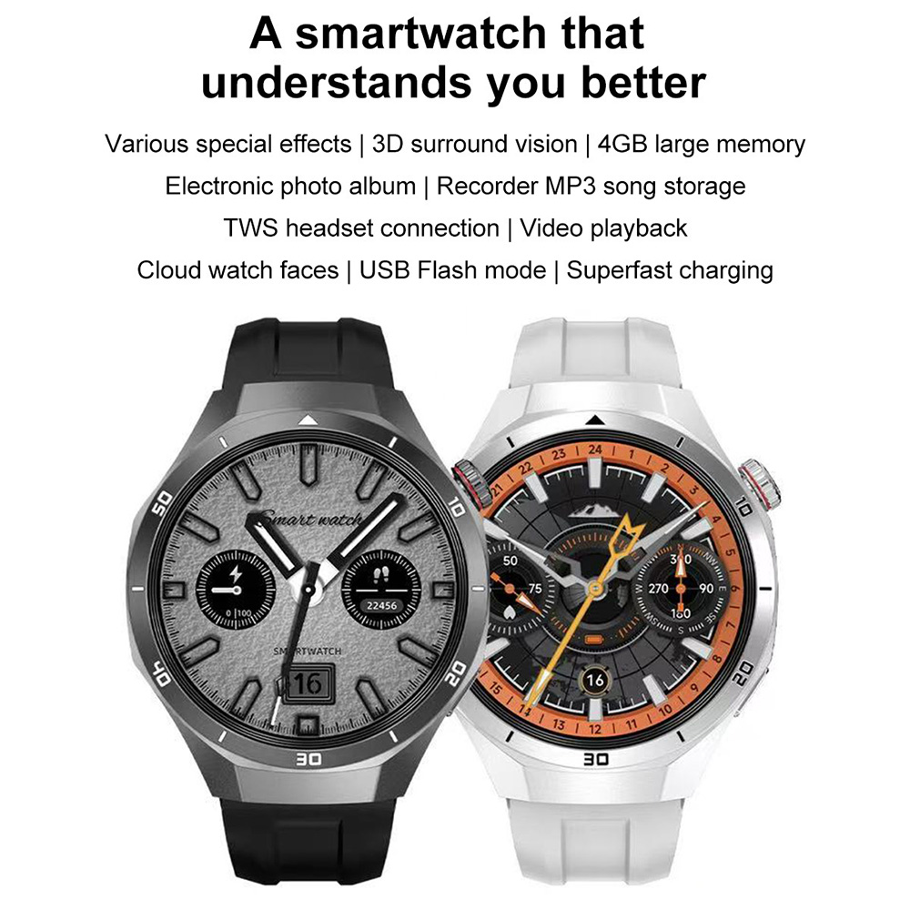 DT5 Pro สมาร์ทวอท์ชสําหรับผู้ช - Android Smartwatch Accessories บทวิจารณ์และราคา