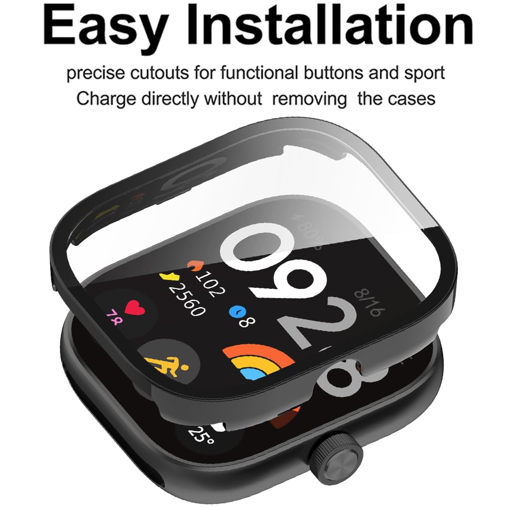กระจกนิรภัย + เคสสำหรับเสี่ยวม - Smartwatch Band Accessories บทวิจารณ์และราคา
