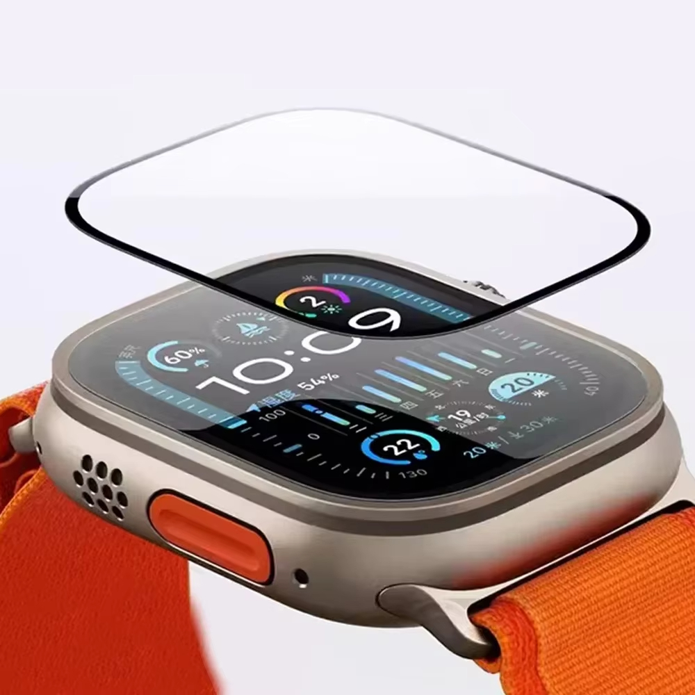 ตัวป้องกันหน้าจอ 3D ฟิล์มกระจก - Apple Smartwatch Accessories บทวิจารณ์และราคา