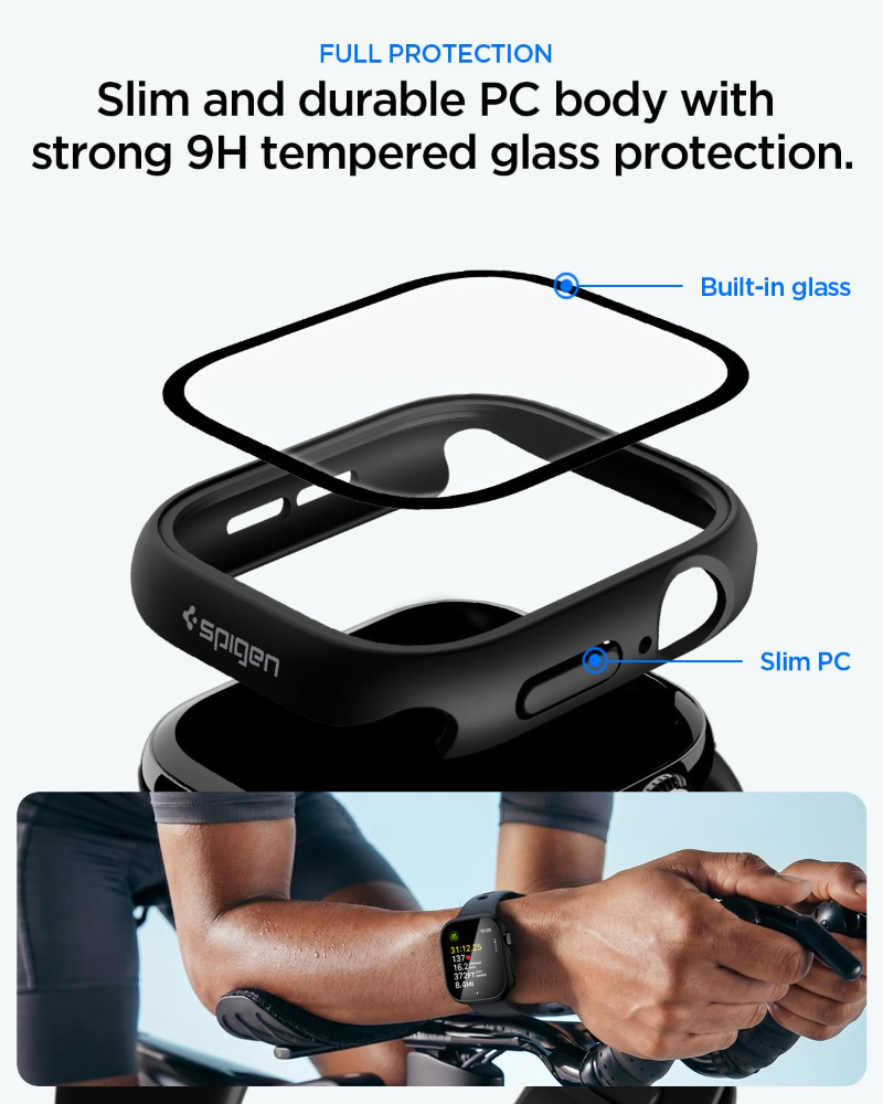 กระจกนิรภัย+เคสสำหรับแอปเปิ้ลว - Smartwatch Band Accessories บทวิจารณ์และราคา