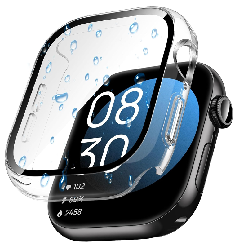กระจก+เคสสำหรับ Apple Watch ขน - Smartwatch Band Accessories บทวิจารณ์และราคา