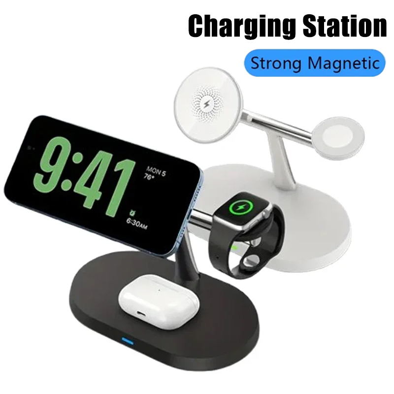 แท่นชาร์จไร้สายแม่เหล็ก 3 in 1 - Watch Charger Cable บทวิจารณ์และราคา