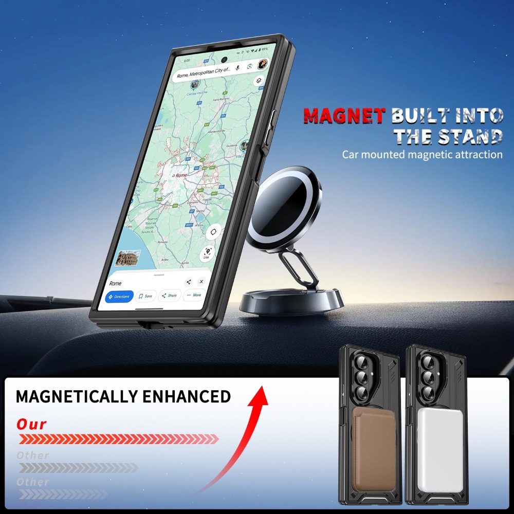 งานหนัก 360 องศา °   เคสแม่เหล - Magnetic Charging Stand บทวิจารณ์และราคา