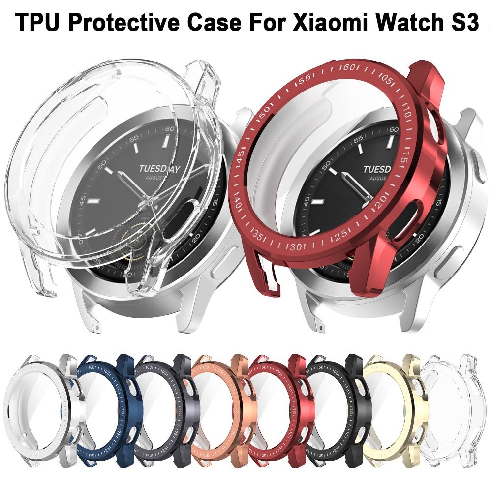 ใหม่ฝาครอบ TPU กรณีกันชน Watch - Xiaomi Smartwatch S3 Accessories บทวิจารณ์และราคา