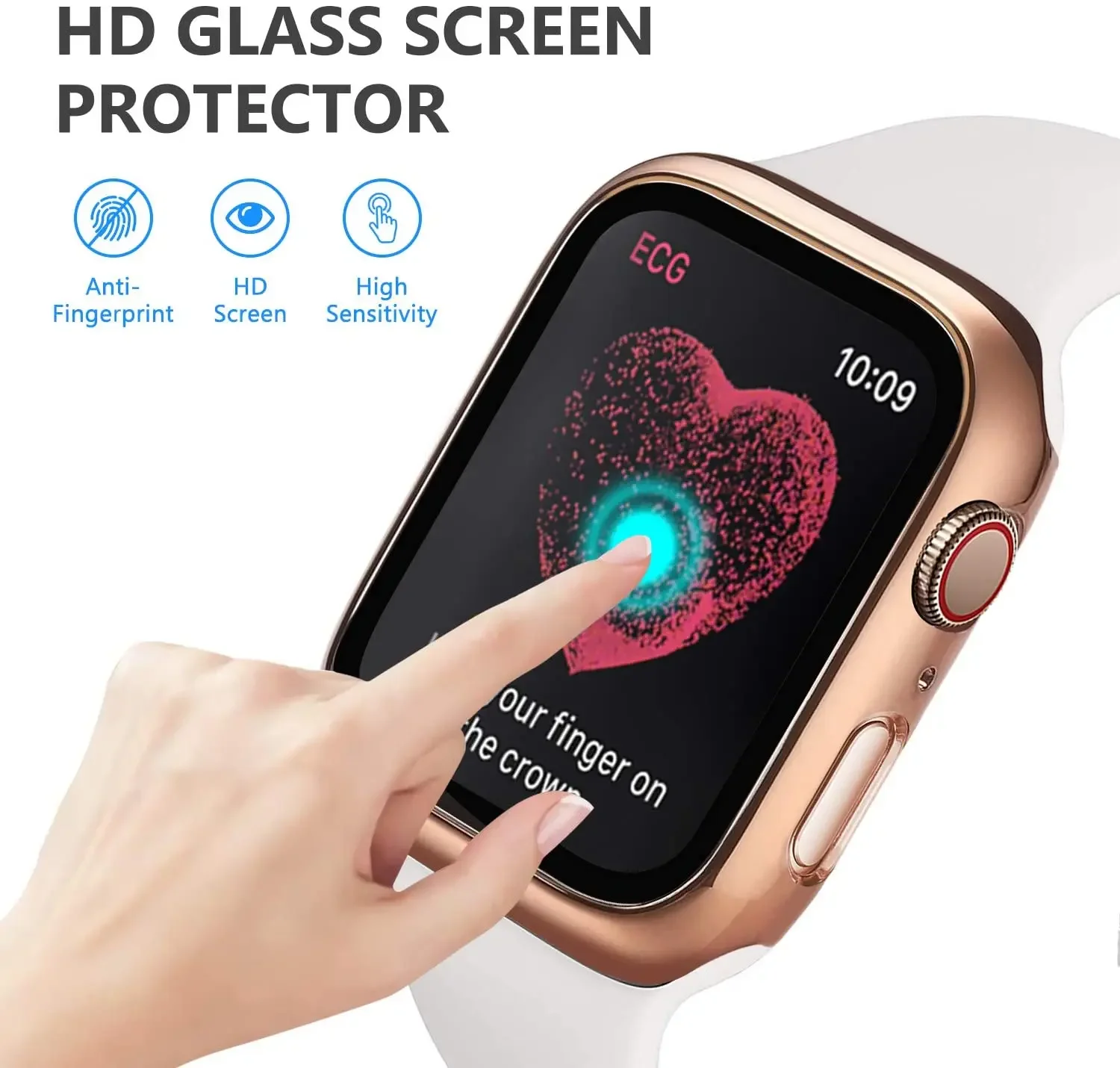 กระจกนิรภัย + ฝาครอบสําหรับ Ap - Apple Smartwatch Accessories บทวิจารณ์และราคา