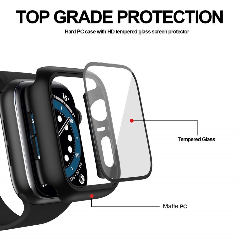 แก้ว + ฝาครอบสําหรับ Apple Wat - Smartwatch Band Accessories บทวิจารณ์และราคา