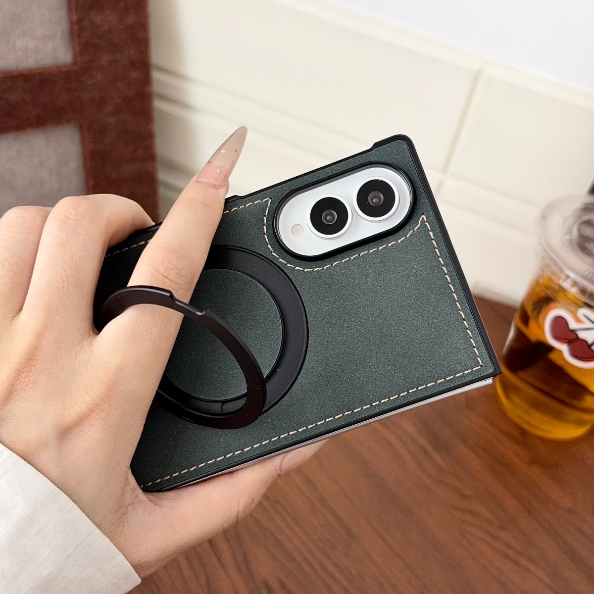 เคสโทรศัพท์หนังแกะสุดหรูสำหรับ - Magnetic Charging Stand บทวิจารณ์และราคา