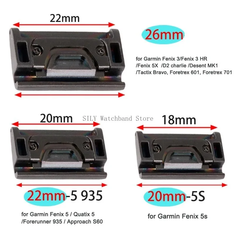 2ชิ้นสายรัดโลหะเชื่อมต่อ20/22/ - Watch Band Connector บทวิจารณ์และราคา