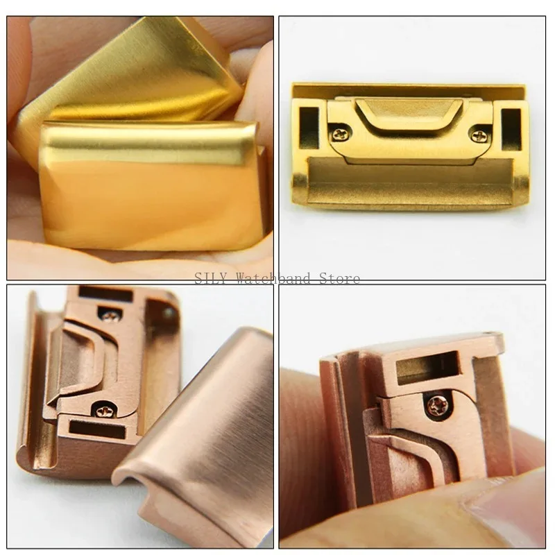 2ชิ้นสายรัดโลหะเชื่อมต่อ20/22/ - Watch Band Connector บทวิจารณ์และราคา