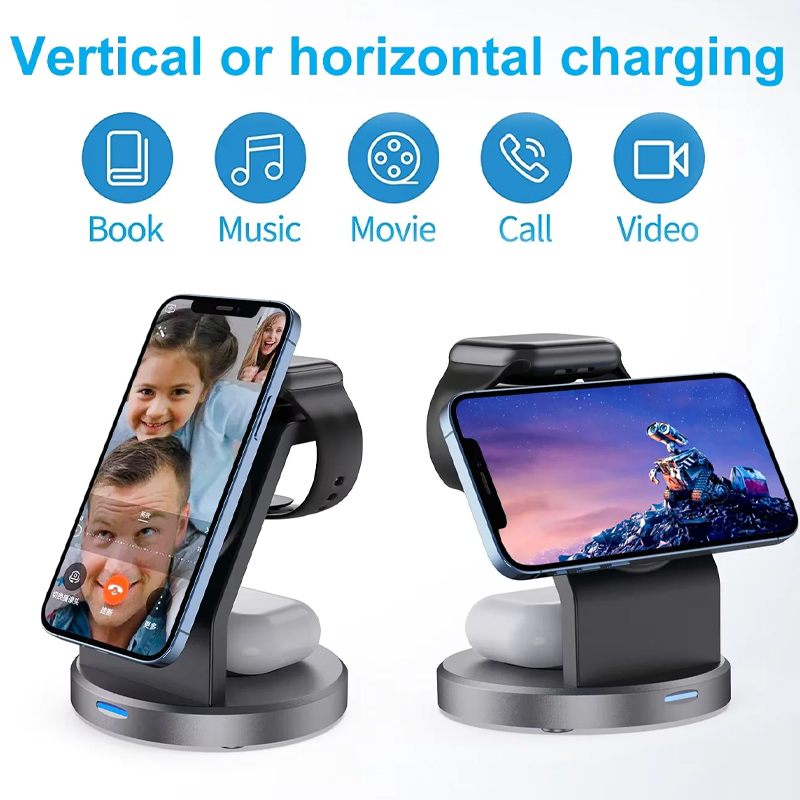 แท่นชาร์จไร้สาย 3 in 1 สำหรับโ - Smartwatch Ac บทวิจารณ์และราคา