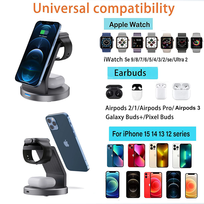 แท่นชาร์จไร้สาย 3 in 1 สำหรับโ - Smartwatch Ac บทวิจารณ์และราคา