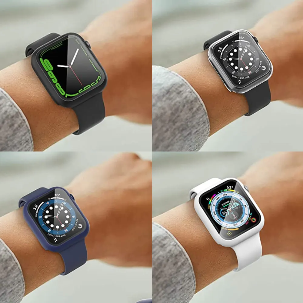 กระจก + ปลอกสำหรับเคส Apple Wa - Smartwatch Band Accessories บทวิจารณ์และราคา